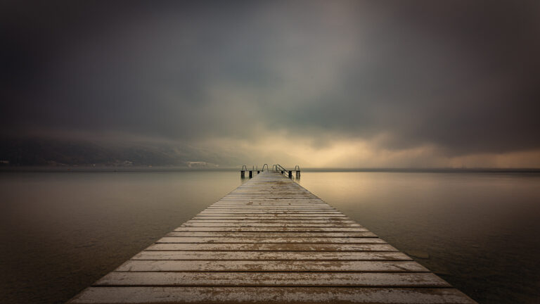 Langzeitbelichtung am Attersee mit dem LC-PRO 100